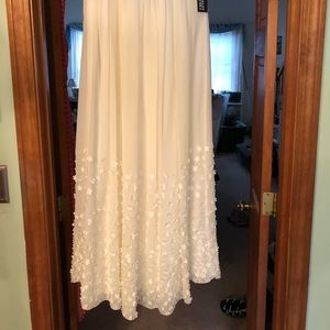 Badgley Mischka princess flower skirt